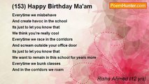 Risha Ahmed (12 yrs) - (153) Happy Birthday Ma'am