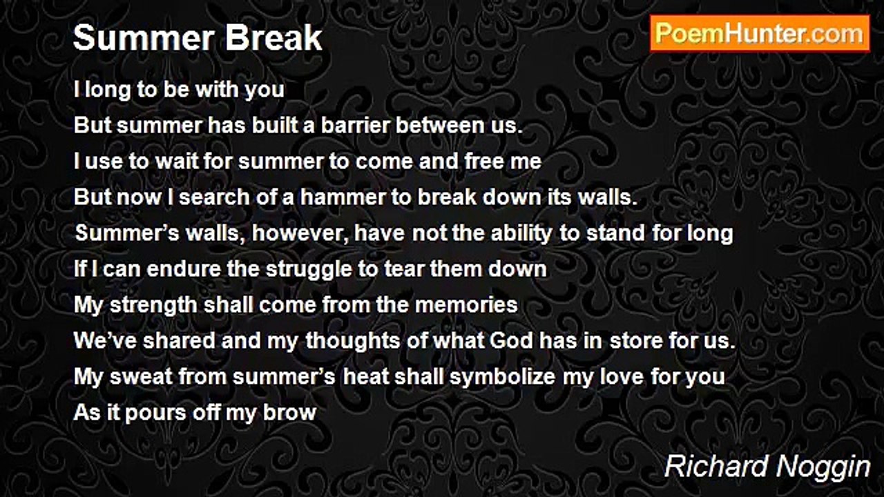 Richard Noggin - Summer Break