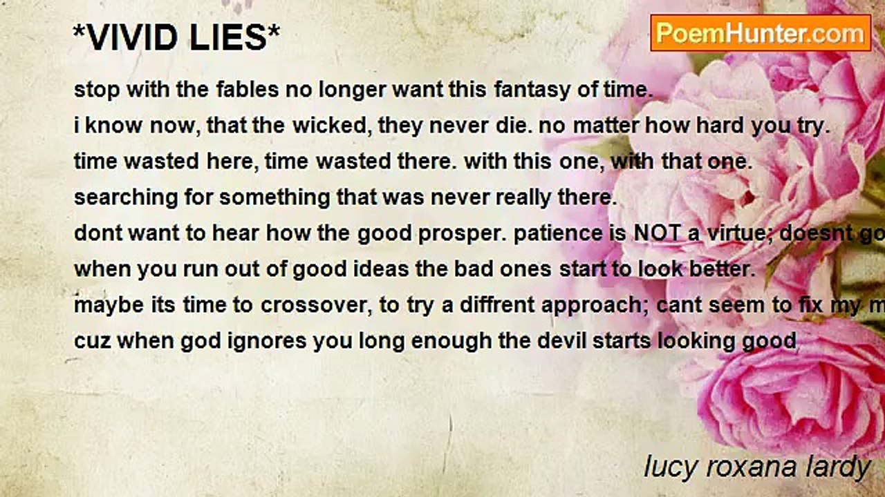 lucy roxana lardy - *VIVID LIES*