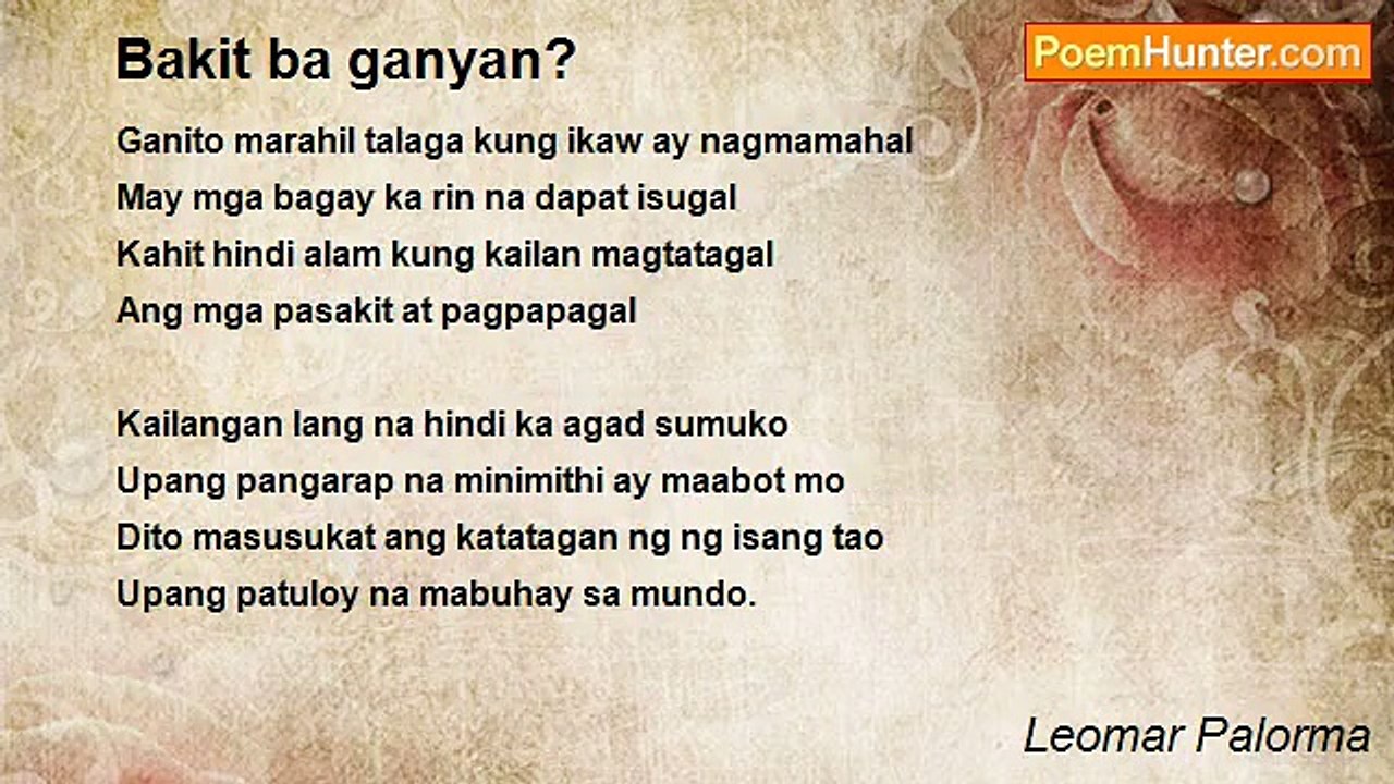 Leomar Palorma - Bakit ba ganyan?