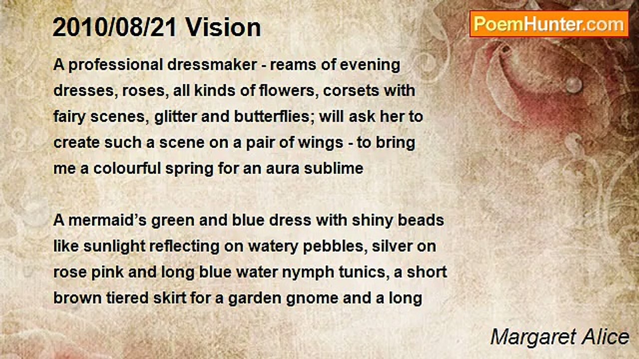 Margaret Alice - 2010/08/21 Vision