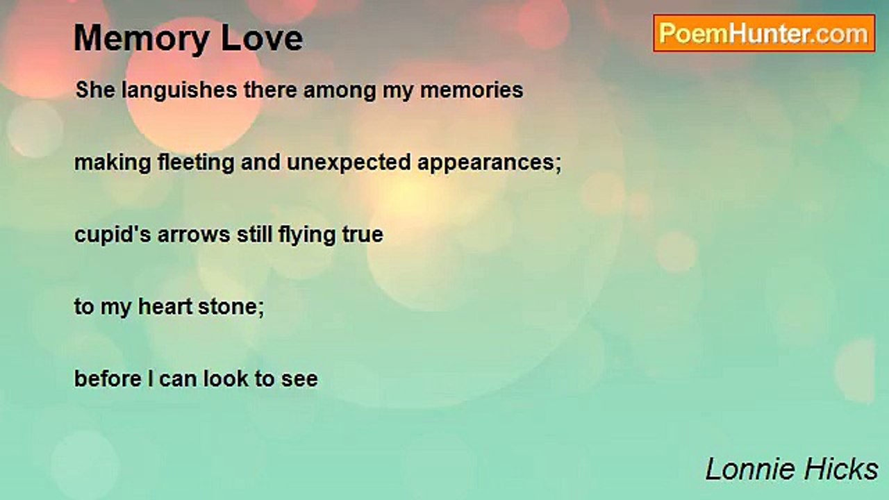Lonnie Hicks - Memory Love
