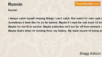 Bragg Adocio - Runnin