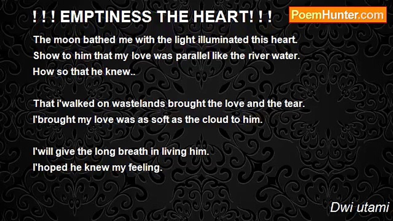 Dwi utami - ! ! ! EMPTINESS THE HEART! ! !