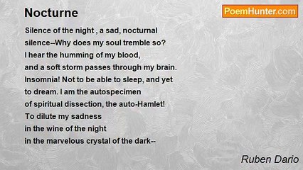 Ruben Dario - Nocturne