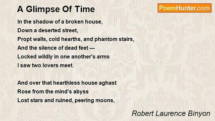 Robert Laurence Binyon - A Glimpse Of Time