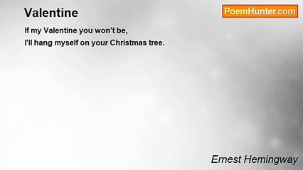 Ernest Hemingway - Valentine