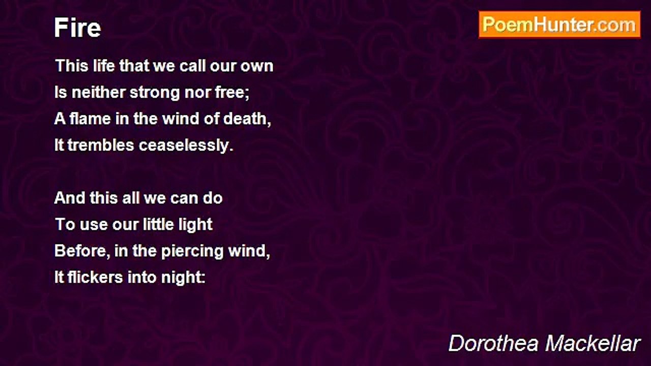 Dorothea Mackellar - Fire