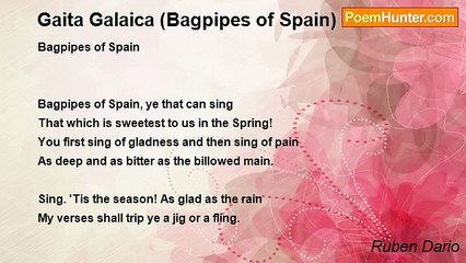 Ruben Dario - Gaita Galaica (Bagpipes of Spain)