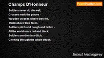 Ernest Hemingway - Champs D'Honneur