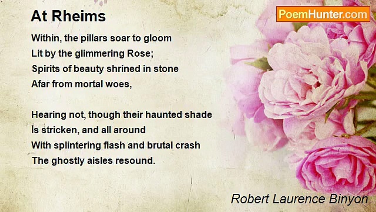 Robert Laurence Binyon - At Rheims