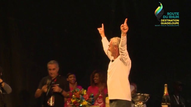 Loïck Peyron, vainqueur de la Route du rhum