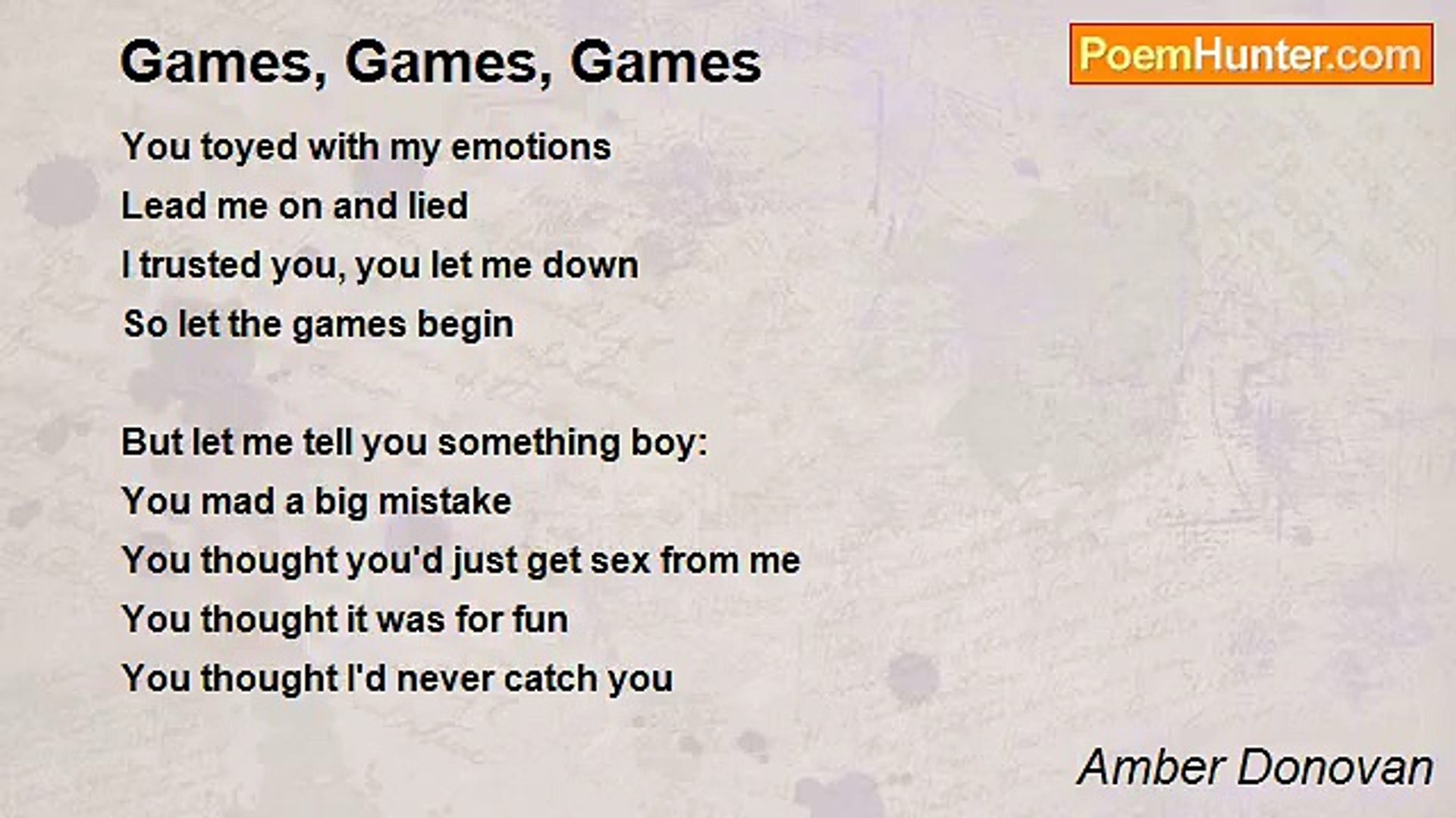 ⁣Amber Donovan - Games, Games, Games