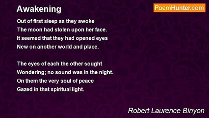 Robert Laurence Binyon - Awakening