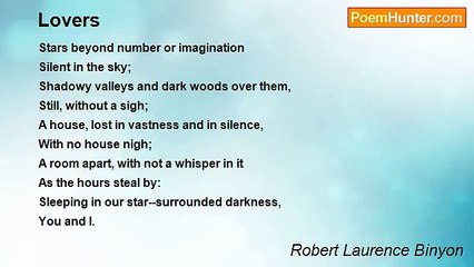 Robert Laurence Binyon - Lovers