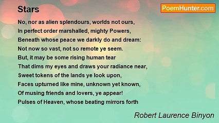 Robert Laurence Binyon - Stars