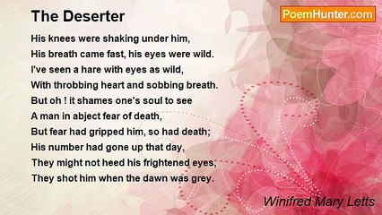 Winifred Mary Letts - The Deserter