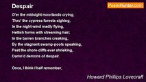 Howard Phillips Lovecraft - Despair