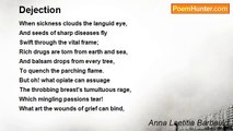 Anna Laetitia Barbauld - Dejection