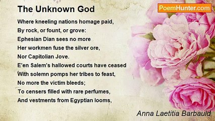 Anna Laetitia Barbauld - The Unknown God