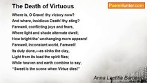 Anna Laetitia Barbauld - The Death of Virtuous