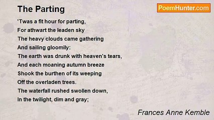 Frances Anne Kemble - The Parting