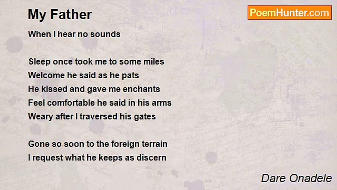 Dare Onadele - My Father