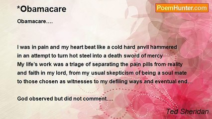Ted Sheridan - *Obamacare
