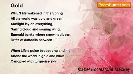 Isabel Ecclestone Mackay - Gold