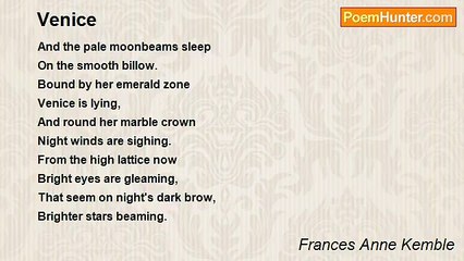Frances Anne Kemble - Venice