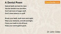 Dr John Celes - A Dental Poem