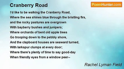 Rachel Lyman Field - Cranberry Road