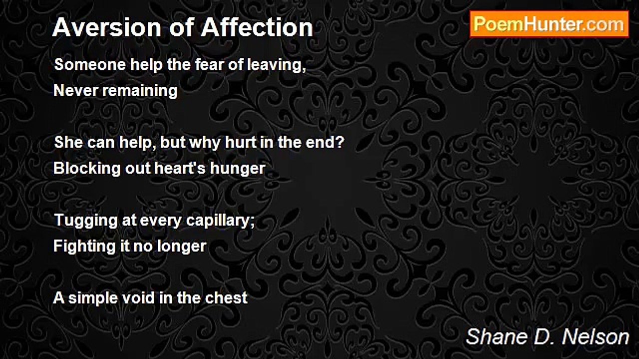 Shane D. Nelson - Aversion of Affection