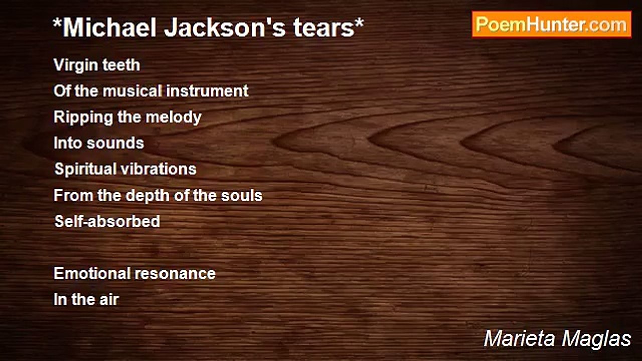 Marieta Maglas - *Michael Jackson's Tears*