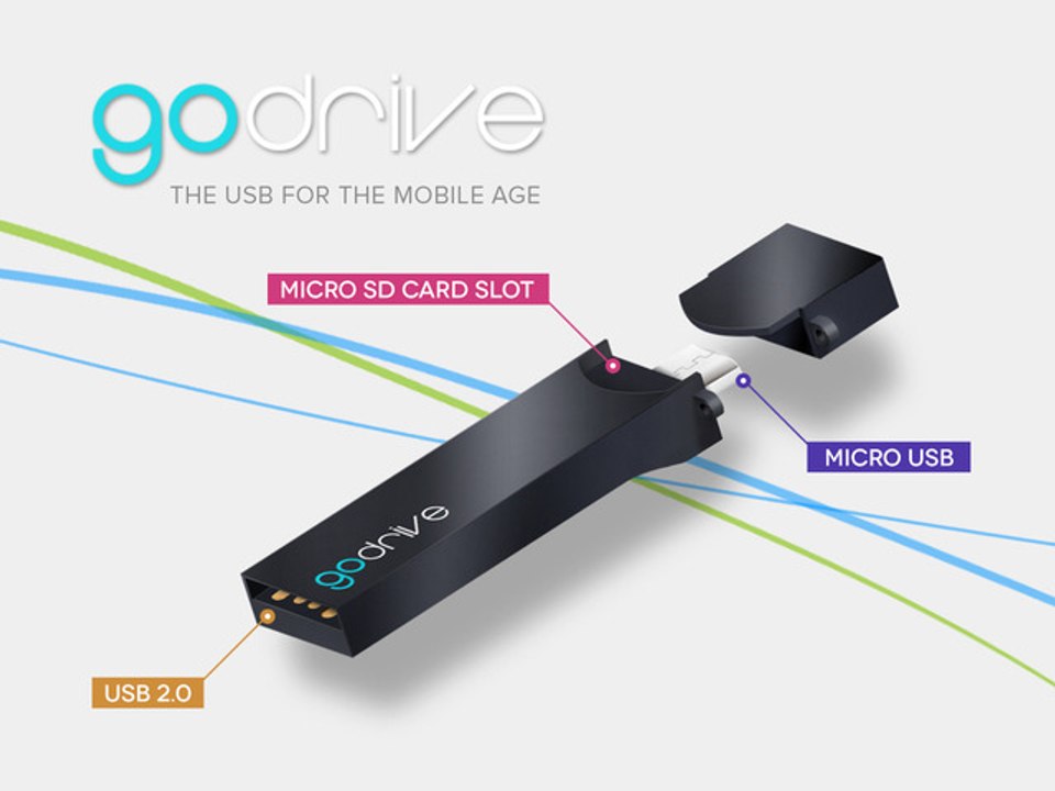 GoDrive: A Mobile On-The-Go USB Drive Micro SD Card Reader