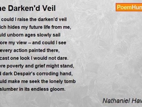 Nathaniel Hawthorne - The Darken'd Veil