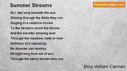 Bliss William Carman - Summer Streams