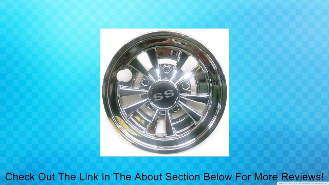 GOLF CART SS WHEEL COVERS HUB CAPS YAMAHA CLUB CAR EZ-GO PAR CAR 8 (Set of 4) Review