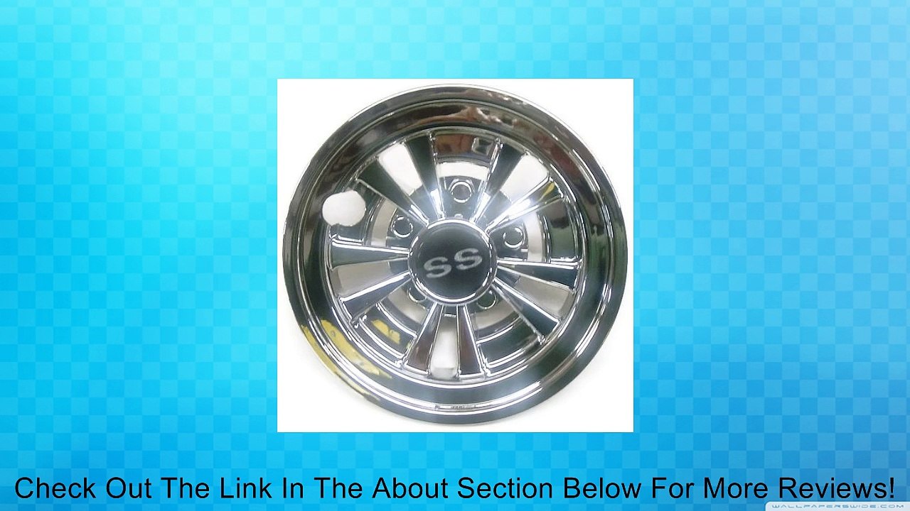 GOLF CART SS WHEEL COVERS HUB CAPS YAMAHA CLUB CAR EZ-GO PAR CAR 8" (Set of 4) Review