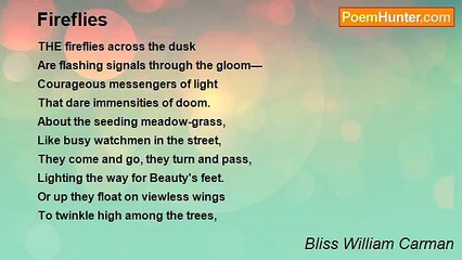 Bliss William Carman - Fireflies
