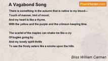 Bliss William Carman - A Vagabond Song