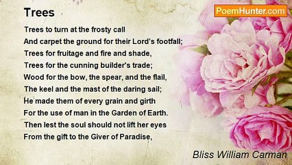 Bliss William Carman - Trees