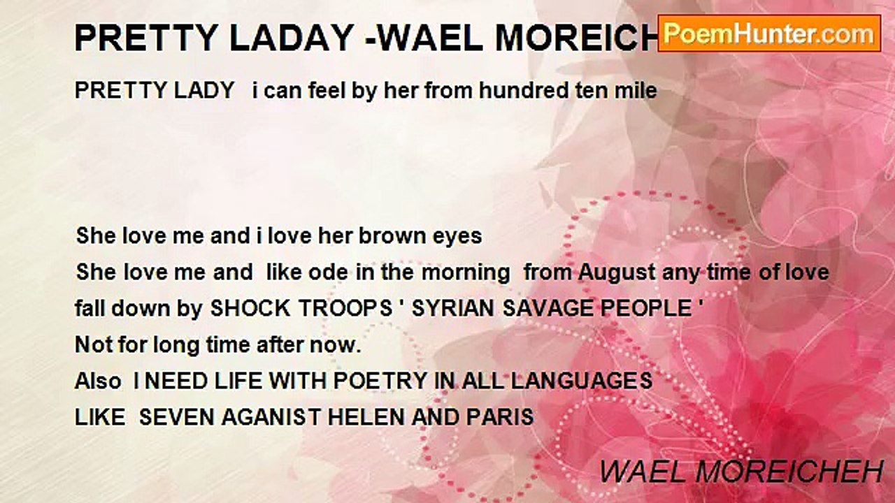 WAEL MOREICHEH - PRETTY LADAY -WAEL MOREICHEH