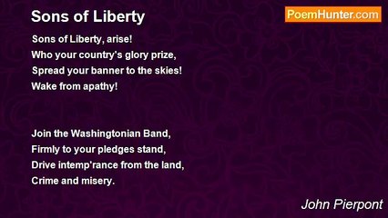 John Pierpont - Sons of Liberty