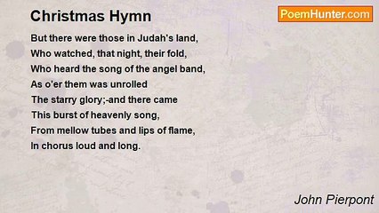 John Pierpont - Christmas Hymn