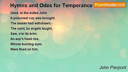 John Pierpont - Hymns and Odes for Temperance Occasions VI