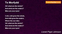 Lionel Pigot Johnson - To Morfydd