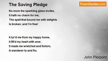 John Pierpont - The Saving Pledge