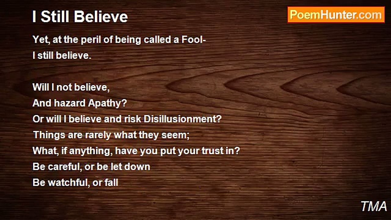 TMA - I Still Believe