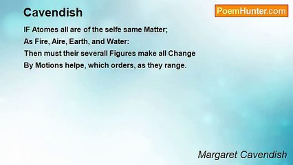 Margaret Cavendish - Cavendish